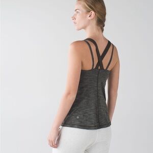 lululemon athletica Black Strappy Tank Top